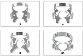 Fit Kofferdam spona s křidélky č.8
