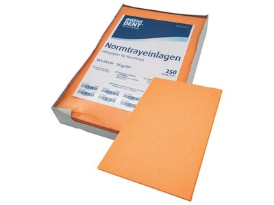 OMNI Ubrousky pro tácky, krepové, 250ks oranžové