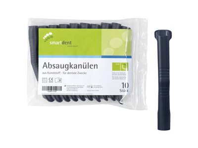 Smart odsávací kanyly, 10ks černé