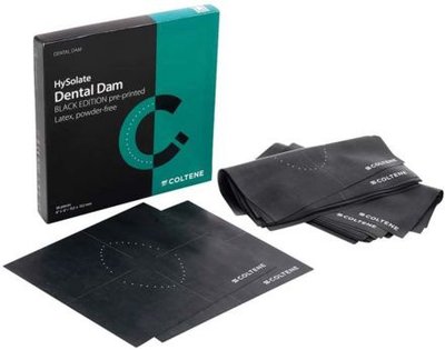 HySolate Latex Dental Dam Black heavy predtlačené