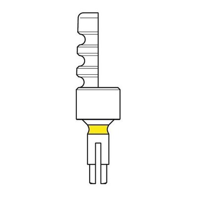 Váleček otiskovací úzký žlutý 4,1/gingiva 3 mm 1 ks