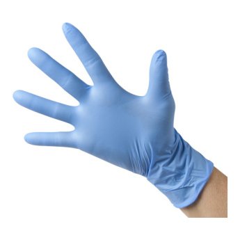 HS-rukavice nitril nepudrované modré velikost XS 300 ks