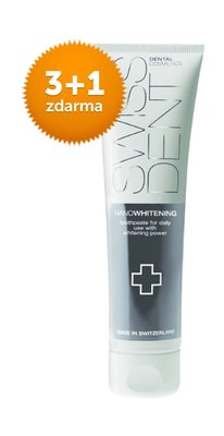 SWISSDENT Gentle bělící zubní pasta 100 ml 3+1 ZDARMA
