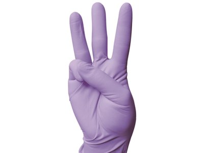 Rukavice NITRIL 100ks fialová vel. S