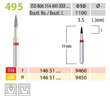 Brousek diamantovaný T 806.314.495.504.010