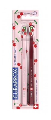 Curaprox CS 5460 Ultrasoft Cherry zubní kartáček 2 ks