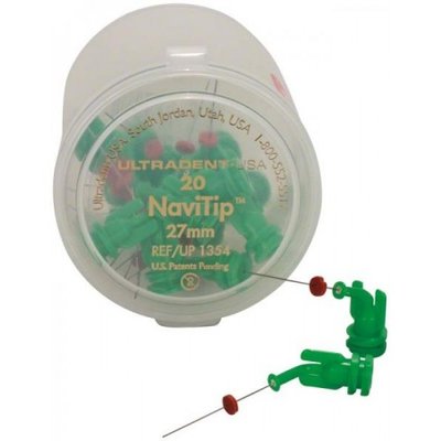 NaviTip kanyly 30G 27 mm 20 ks, zelené