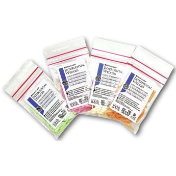 HS-interdentální klínky růžové 100 ks