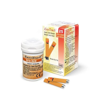 Testovací proužky EasyTouch – kyselina močová, 25 ks