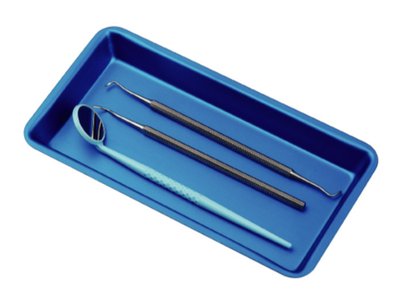 Odkládací tácek, typ A, modrý