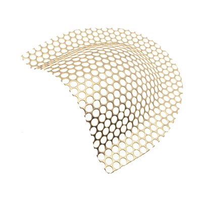 Zesilovací mřížka zlacená 60x54x12mm (1ks)