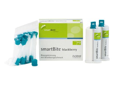 SmartBite - registrát skusu, 2x50ml, ostružinová příchuť, 126461
