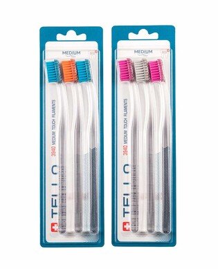TELLO 3940 Szczoteczka MEDIUM TRIO dentist
