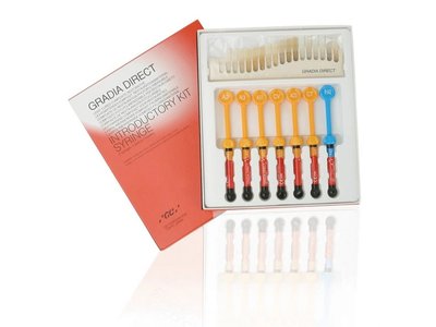 GC Gradia Direct - kompozitní materiál, Intro Kit stříkačky