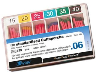 Gutaperčové čapy VDW