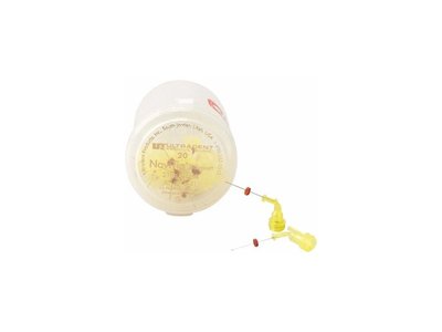 Kanyly NaviTip Sideport žluté 21 mm, 20 ks