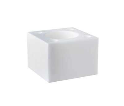 Stojánek na zubní a mezizubní kartáčky – bílý