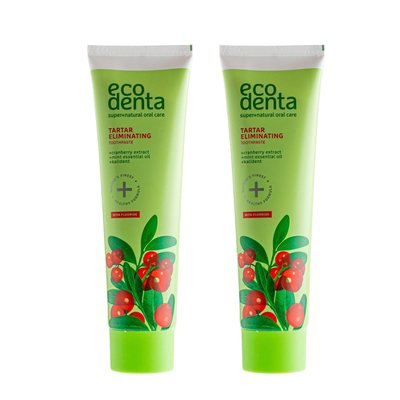 Ecodenta Refreshing zubní pasta 2×100 ml