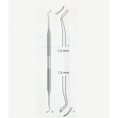 Zešikmovač gigiválních okrajů distální, 16,6 cm