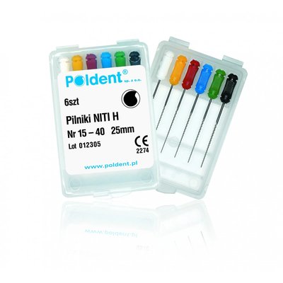 Pronikač H-NiTi 25 mm, 6 ks - 25 (Ruční)