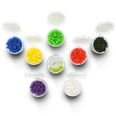 Krążki silikonowe fioletowe 100szt/op. (do znakowania narzędzi stomatologicznych)