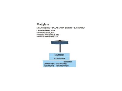 Leštící guma CHROMPOLIERER MODRÁ UM9409 10ks