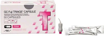 GC Fuji TRIAGE, 50 Capsules, Pink, EEP