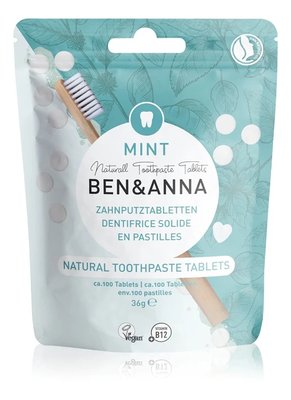 Ben&Anna Mint No Fluoride zubní pasta v tabletách 100 ks