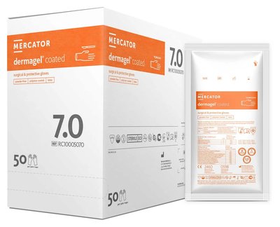 Rękawiczki sterylne bezpudrowe Dermagel Coated - WARIANTY