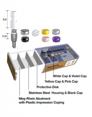 MEGAGEN AR Meg-Rhein Overdenture System - CH=6.0