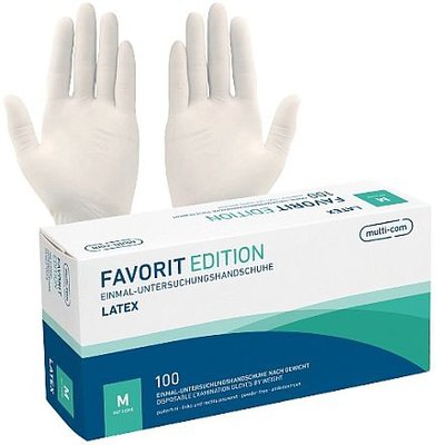 Favorit Edition rukavice latexové nepúdrované M
