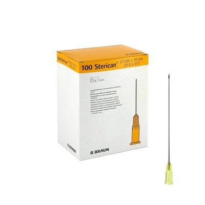 Injekční jehla Sterican im-hl. 20G x 2 3/4" 0,90 x 70 mm žlutá, 100 ks