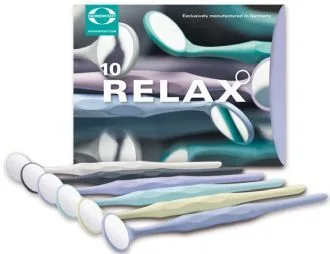 Zrcátka Relax Ultra č.4 (22mm) bílé, 10ks