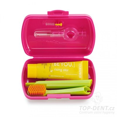 Curaprox Travel set červený