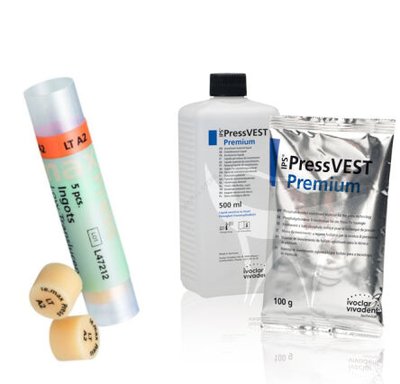 6x IPS E.max Press (5sztuk) + PressVEST Premium 2,5kg + 0,5l płyn GRATIS