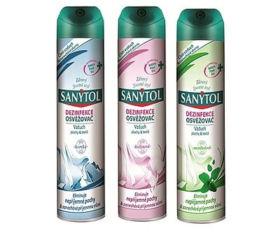 Sanytol dezinfekční osvěžovač vzduchu 300 ml - Mentol