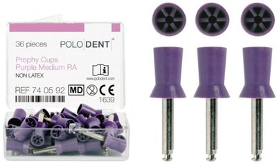 POLODENT Prophy kalíšky střední fialové