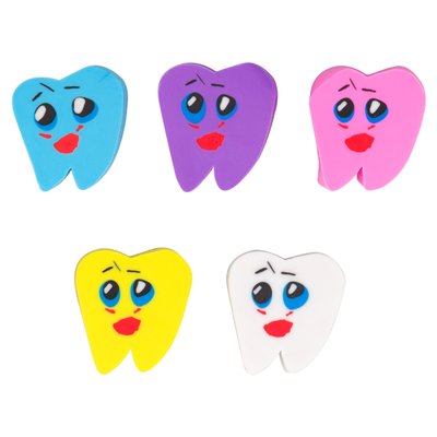 Zabawka - Gumka w kształcie ząbka 1 szt.