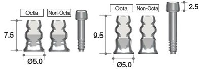 MEGAGEN AR, BD Impression Coping Transfer ø5.0 - H=9.5 Non-Octa