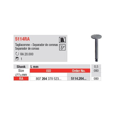 Sintrovaný diamantový disk 1ks (5114RA)