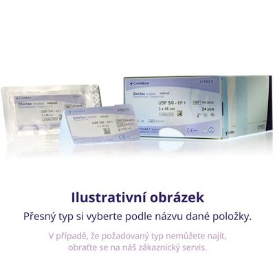 Chirlac BR natural HR13 EP1.5 USP4/0, 1x45cm, 24ks
