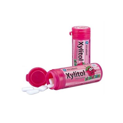 Xylitol dětská žvýkačka jahoda 30 ks
