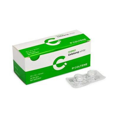 Gelatamp White 10x10mm 24szt.
