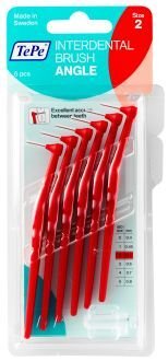 TePe Angle - mezizubní kartáčky 0,5mm červené, 6ks