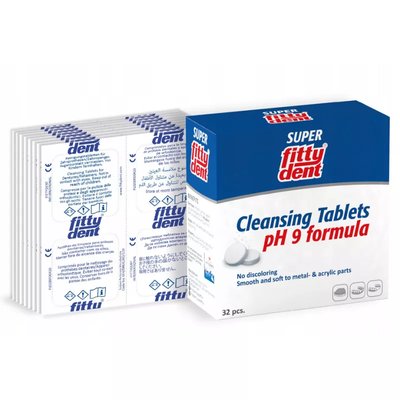 FITTYDENT tabletki czyszczące do protez zębowych i aparatów ortodontycznych 32 szt