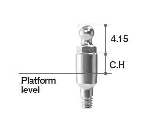 MEGAGEN AR Meg-Ball Abutment - CH=7.0