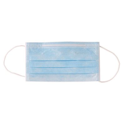 Ústenky Monoart s gumičkou světle modré 50 ks