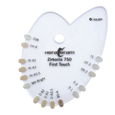 HC Zirkonia 750 vzorník First Touch