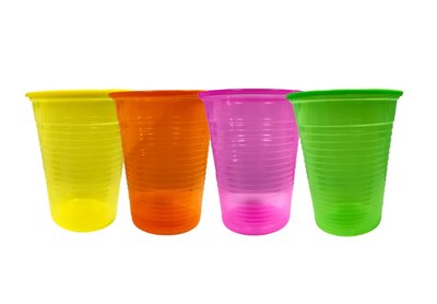 Kelímek plastový Tutti Frutti 180 ml, mix barev, 800 ks