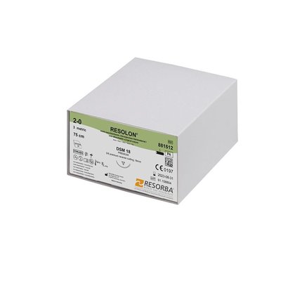 RESORBA Resolon®Monofil DS13 EP0.7 USP6/0 45cm Modrá 36ks